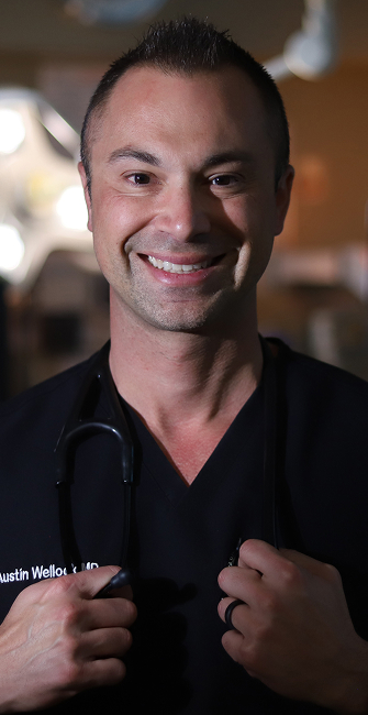 Smiling doctor