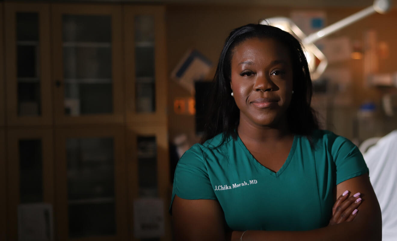 Woman Clinician Smiling