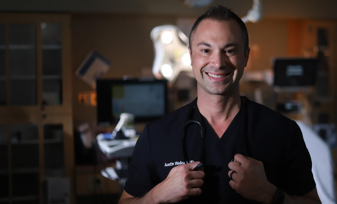 Doctor smiling