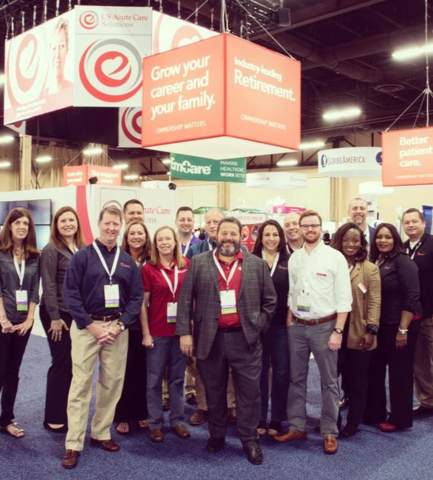 USACS Employees at a trade show
