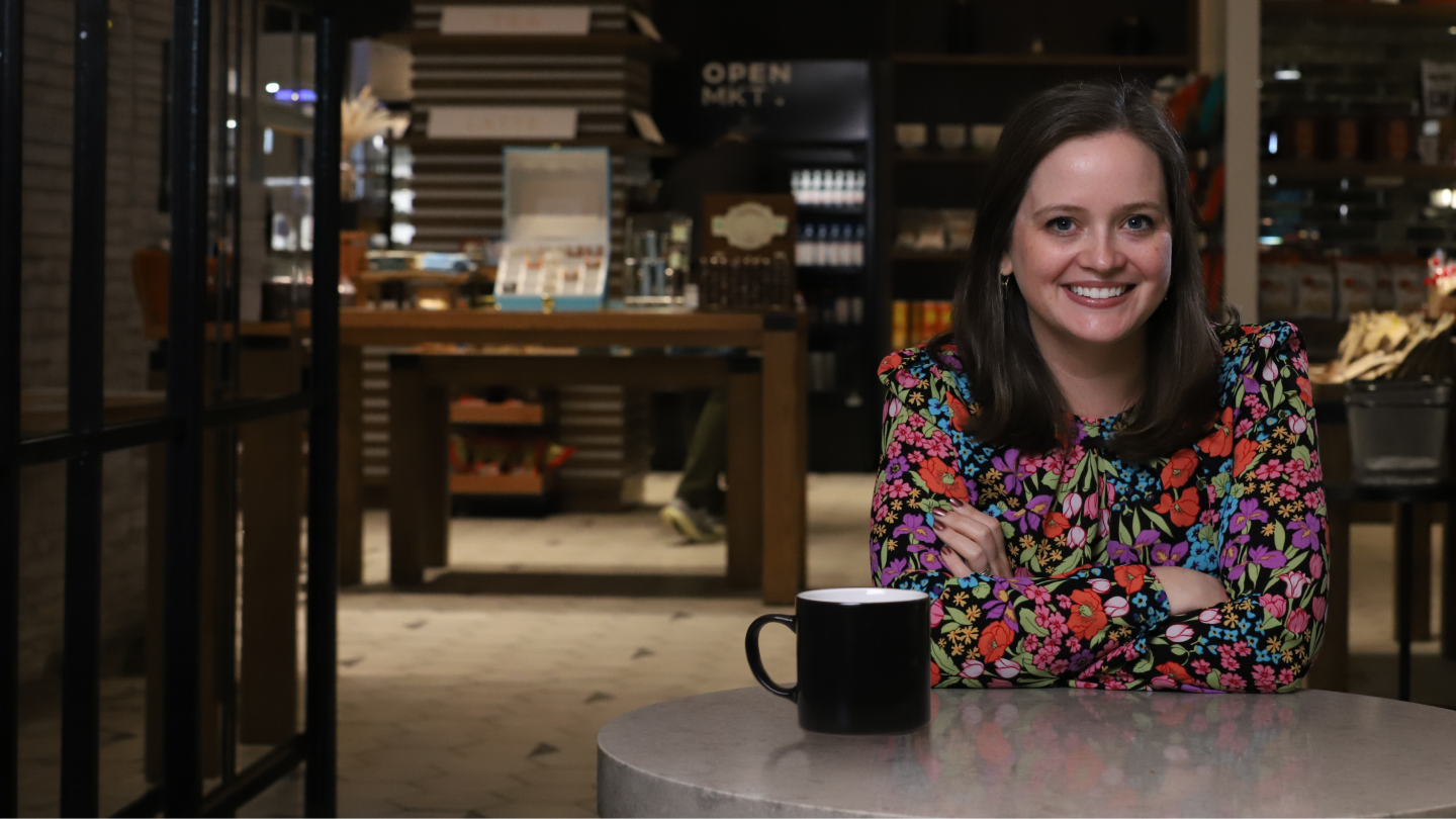 USACS Employee with coffee