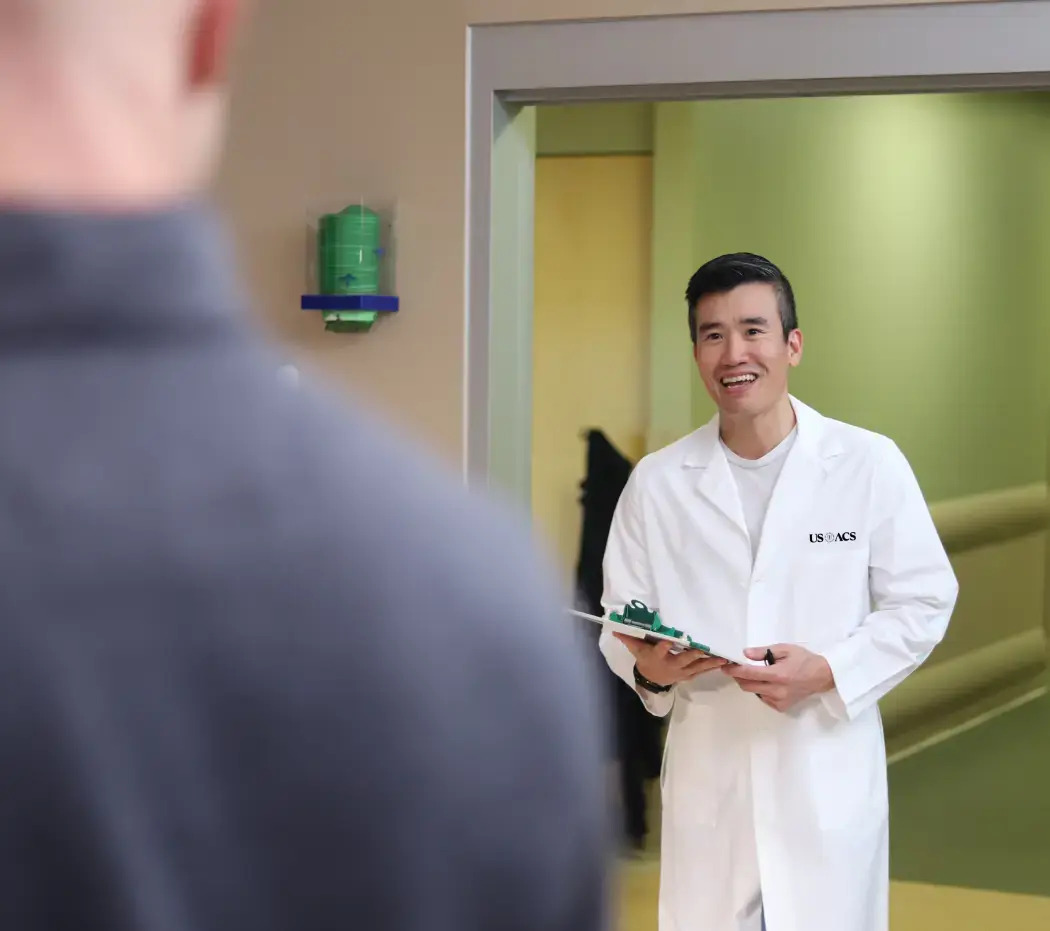 Doctor Talking to another clinician